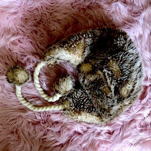 American Eagle fur trapper hat